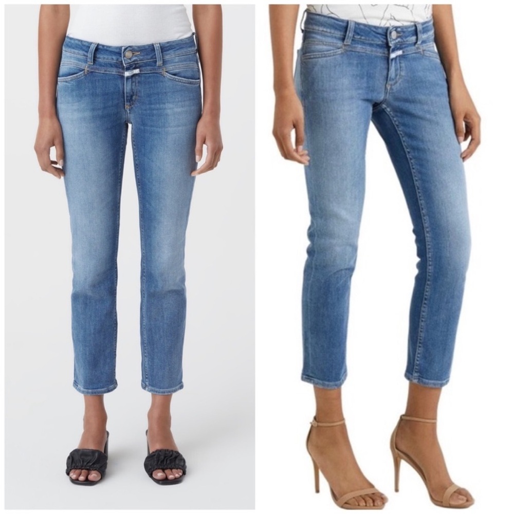 Closed Light Blue Cropped Ankle Jeans